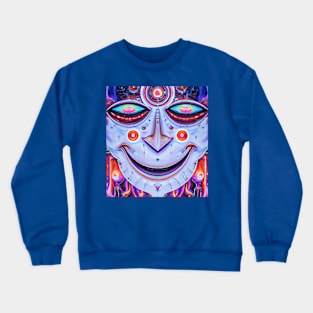 Dosed in the Machine (10) - Trippy Psychedelic Art Crewneck Sweatshirt